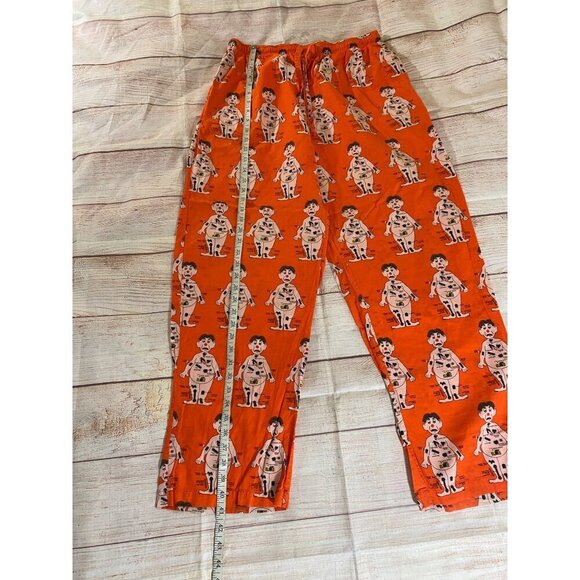 Vintage Hasbro Men's 2001 Orange Operation Pajama Set Y2K - Large - Picture 8 of 10